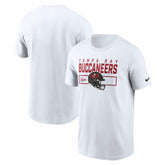Tampa Bay Buccaneers Primetime Helmet Essential T-Shirt - White | Nike outlet