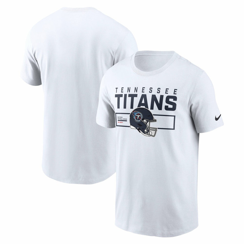 Tennessee Titans Primetime Helmet Essential T-Shirt - White | Nike on sale