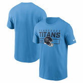 Tennessee Titans Primetime Helmet Essential T-Shirt - Light Blue | Nike discount