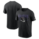 Baltimore Ravens Primetime Helmet Essential T-Shirt - Black | Nike sale