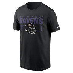 Baltimore Ravens Primetime Helmet Essential T-Shirt - Black | Nike sale