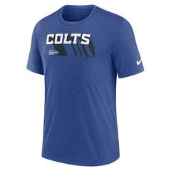 Indianapolis Colts Long Pass Tri-Blend T-Shirt - Heather Royal | Nike cheap