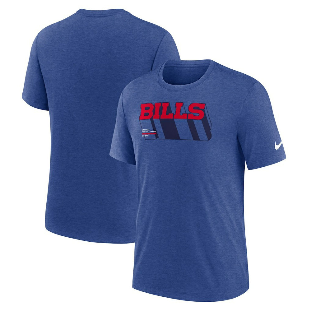 Buffalo Bills Long Pass Tri-Blend T-Shirt - Heather Royal | Nike sale