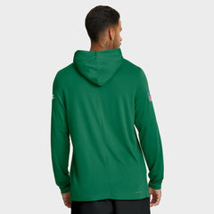 Philadelphia Eagles Big & Tall Alt Pack Dri-FIT Long Sleeve Hoodie T-Shirt - Kelly Green | Nike for sale
