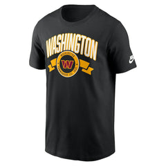 Washington Commanders Rewind Front and Back Hit Essential T-Shirt - Black | Nike on sale