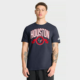 Houston Texans Rewind Front and Back Hit Essential T-Shirt - Navy | Nike on sale