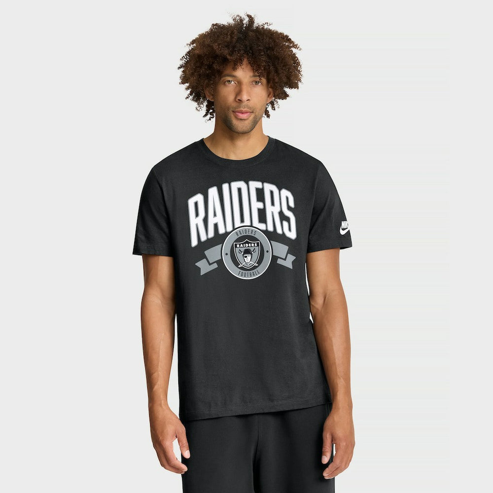 Las Vegas Raiders Rewind Front and Back Hit Essential T-Shirt - Black | Nike outlet