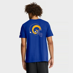 Los Angeles Rams Rewind Front and Back Hit Essential T-Shirt - Royal | Nike on sale