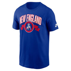 New England Patriots Rewind Front and Back Hit Essential T-Shirt - Royal | Nike cheap