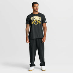 Pittsburgh Steelers Rewind Front and Back Hit Essential T-Shirt - Black | Nike outlet