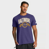 Baltimore Ravens Rewind Front and Back Hit Essential T-Shirt - Purple | Nike outlet