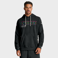 Kansas City Chiefs Tall 2025 NFL Crucial Catch Sideline Standard Issue Dri-FIT Hoodie - Black | Nike sale