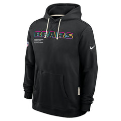 Chicago Bears Tall 2025 NFL Crucial Catch Sideline Standard Issue Dri-FIT Hoodie - Black | Nike sale