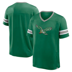 Philadelphia Eagles Hometown Premium Hashmark V-Neck T-Shirt - Kelly Green for sale