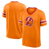Tampa Bay Buccaneers Hometown Premium Hashmark V-Neck T-Shirt - Orange sale