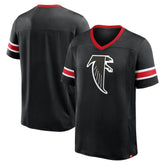 Atlanta Falcons Hometown Premium Hashmark V-Neck T-Shirt - Black cheap