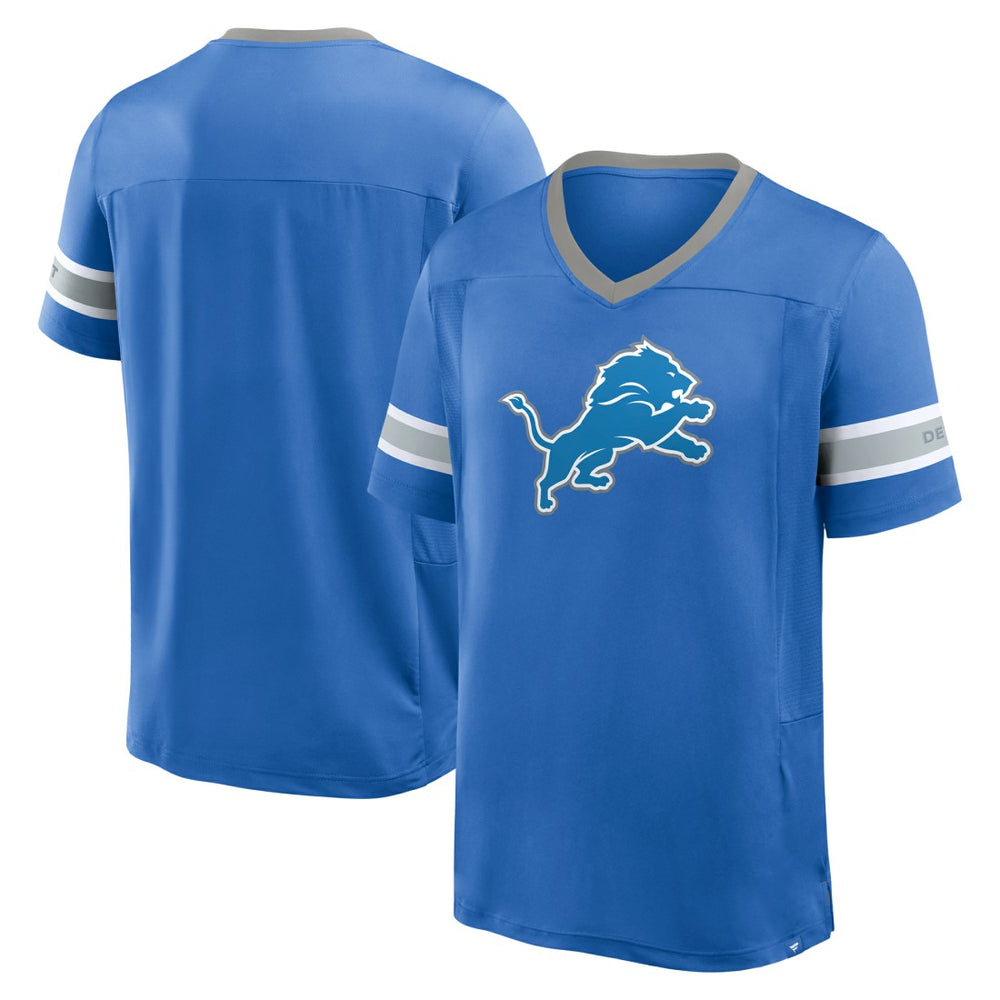 Detroit Lions Hometown Premium Hashmark V-Neck T-Shirt - Blue online