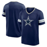Dallas Cowboys Hometown Premium Hashmark V-Neck T-Shirt - Navy discount