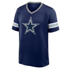 Dallas Cowboys Hometown Premium Hashmark V-Neck T-Shirt - Navy discount