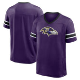 Baltimore Ravens Hometown Premium Hashmark V-Neck T-Shirt - Purple sale