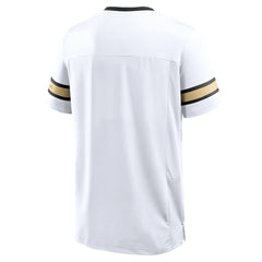 New Orleans Saints Redzone Hashmark V-Neck T-Shirt - White outlet