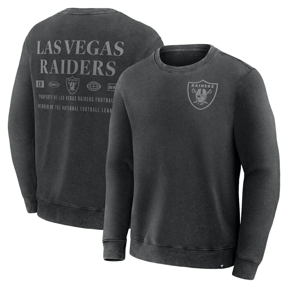 Las Vegas Raiders Deep Route Pullover Sweatshirt - Black outlet