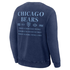 Chicago Bears Deep Route Pullover Sweatshirt - Navy outlet