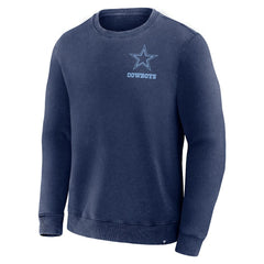 Dallas Cowboys Deep Route Pullover Sweatshirt - Navy on sale