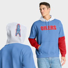 Tennessee Titans Helmet Retro Pullover Hoodie - Light Blue discount