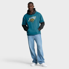 Jacksonville Jaguars Helmet Retro Pullover Hoodie - Teal for sale