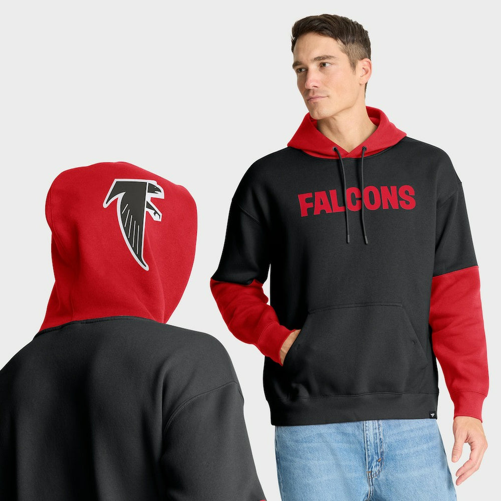 Atlanta Falcons Helmet Retro Pullover Hoodie - Black online