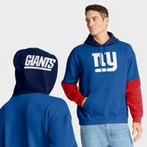 New York Giants Helmet Retro Pullover Hoodie - Royal for sale