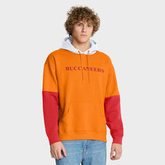 Tampa Bay Buccaneers Helmet Retro Pullover Hoodie - Tan discount