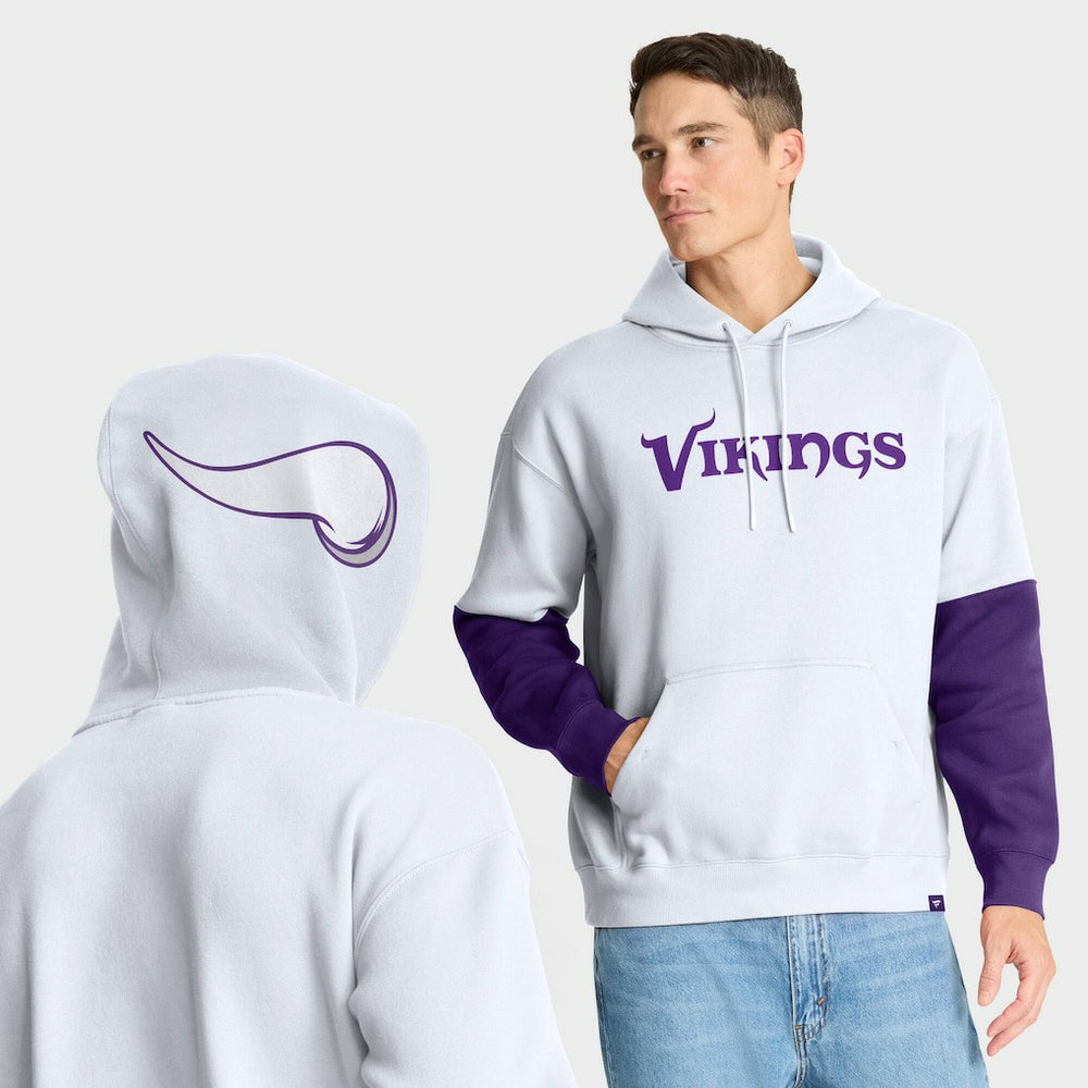 Minnesota Vikings Helmet Alt Pullover Hoodie - White on sale