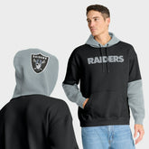 Las Vegas Raiders Helmet Pullover Hoodie - Black on sale
