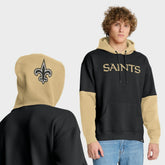 New Orleans Saints Helmet Pullover Hoodie - Black online