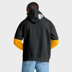 Pittsburgh Steelers Helmet Pullover Hoodie - Black discount