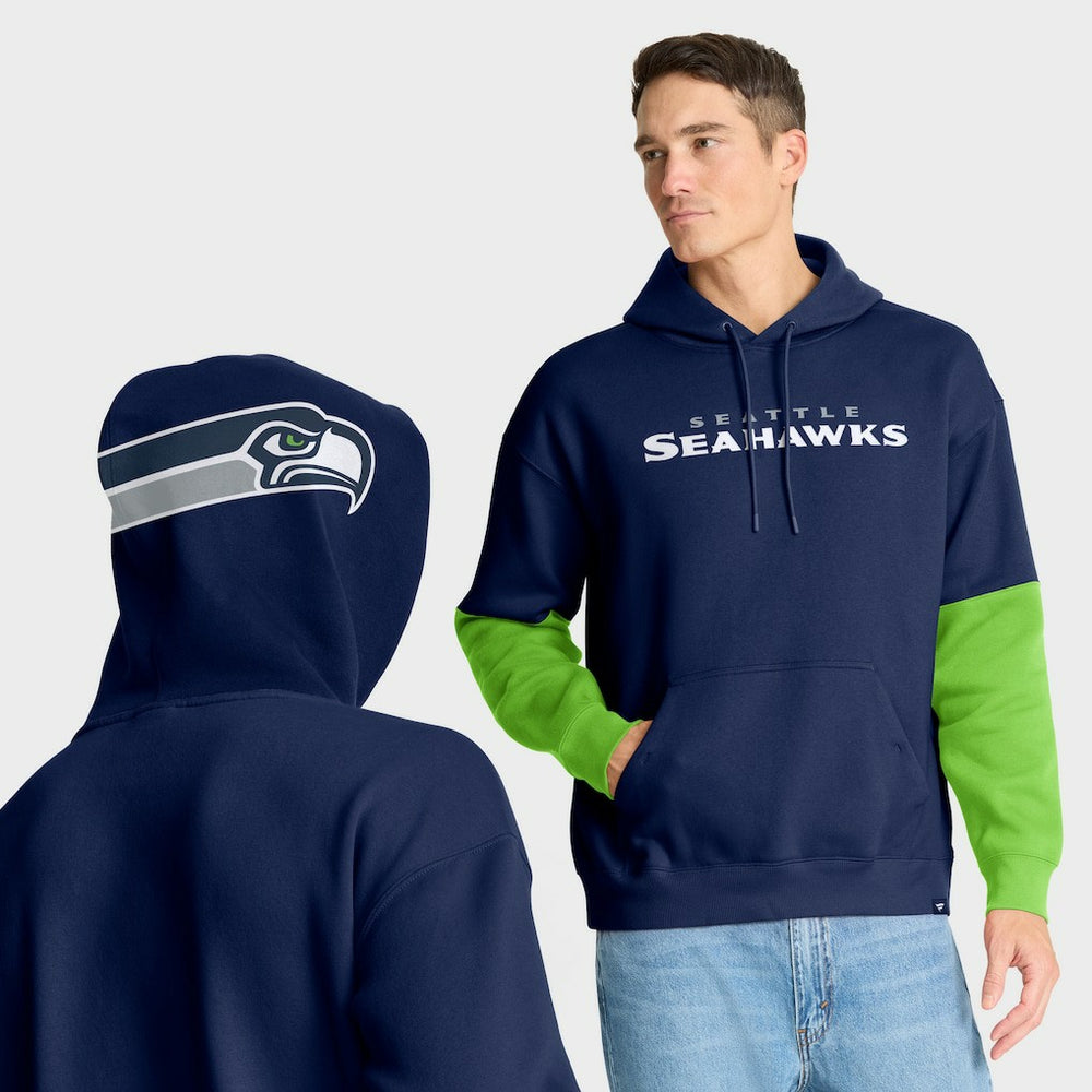 Seattle Seahawks Helmet Pullover Hoodie - College Navy online