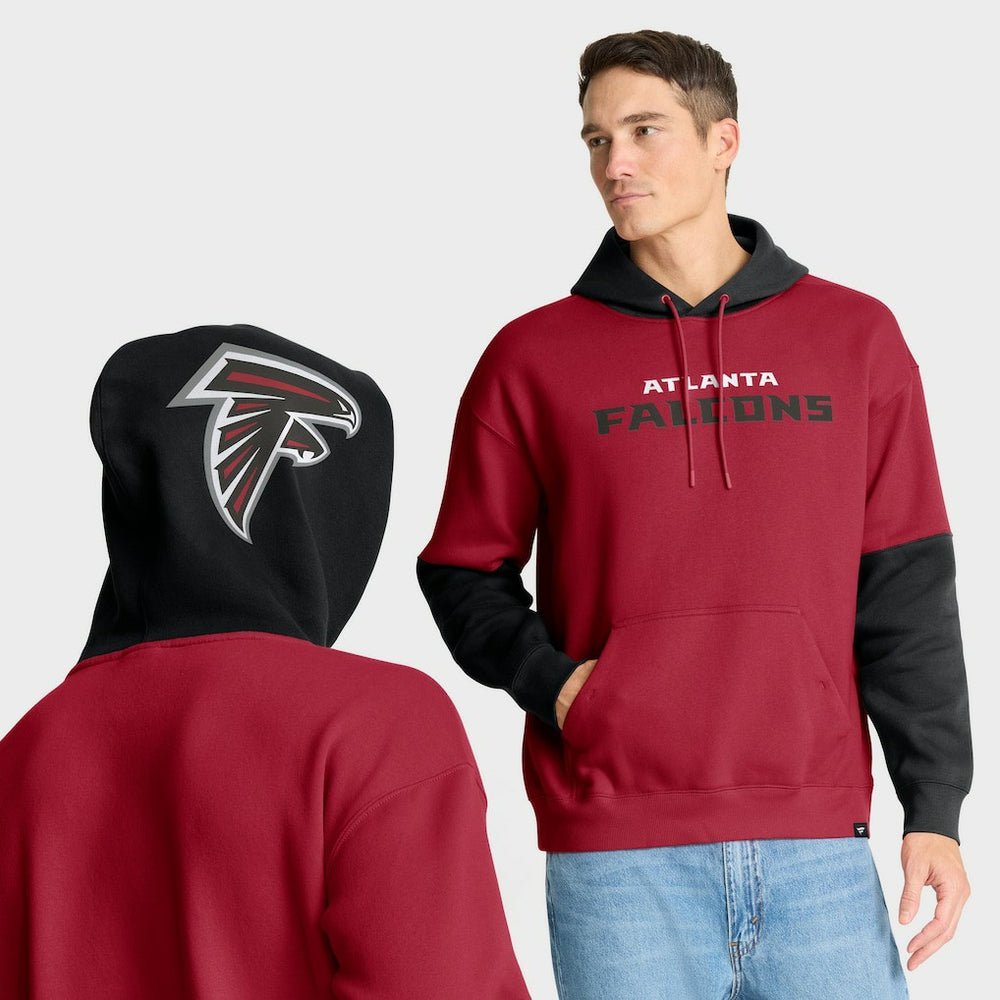 Atlanta Falcons Helmet Pullover Hoodie - Red cheap