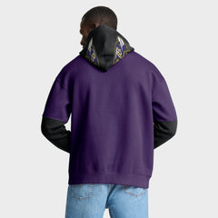 Baltimore Ravens Helmet Pullover Hoodie - Purple for sale