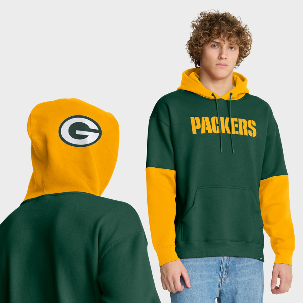 Green Bay Packers Helmet Pullover Hoodie - Green for sale