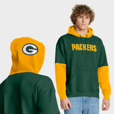 Green Bay Packers Helmet Pullover Hoodie - Green for sale