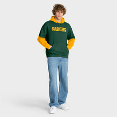 Green Bay Packers Helmet Pullover Hoodie - Green for sale