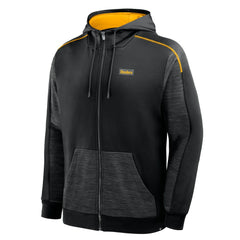 Pittsburgh Steelers Checkdown Pass Full-Zip Hoodie - Black outlet