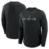 San Francisco 49ers Coverage Scheme Long Sleeve T-Shirt - Black discount