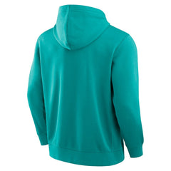 Miami Dolphins New Horizons Heritage Pullover Hoodie - Aqua on sale