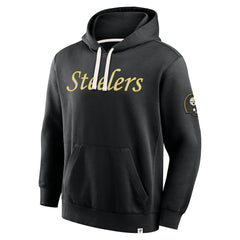 Pittsburgh Steelers New Horizons Heritage Pullover Hoodie - Black outlet
