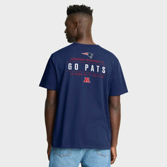New England Patriots Passing Pocket Legacy T-Shirt - Navy on sale