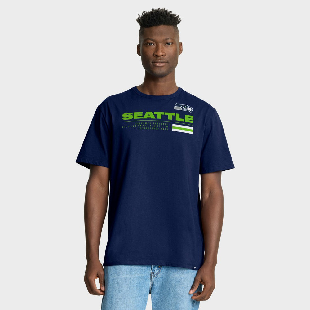 Seattle Seahawks Chop Block Legacy T-Shirt - College Navy online