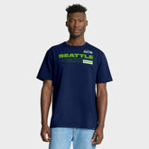 Seattle Seahawks Chop Block Legacy T-Shirt - College Navy online